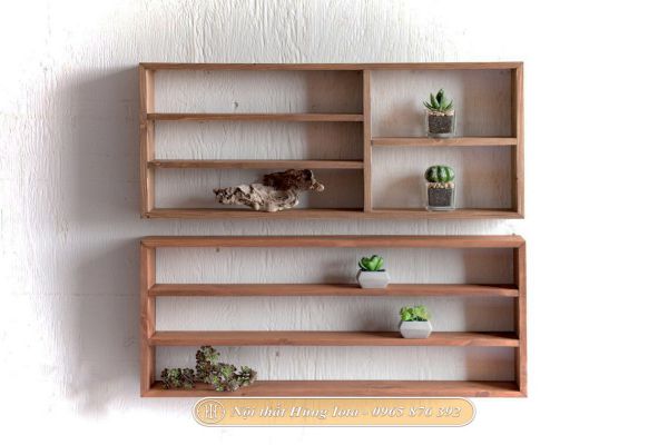Kệ gỗ treo tường